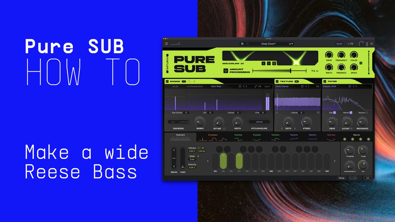 Pure SUB | How to Make a Wide Reese Bass