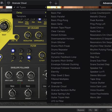 Arturia Delay ETERNITY 複雑なリズムディレイ