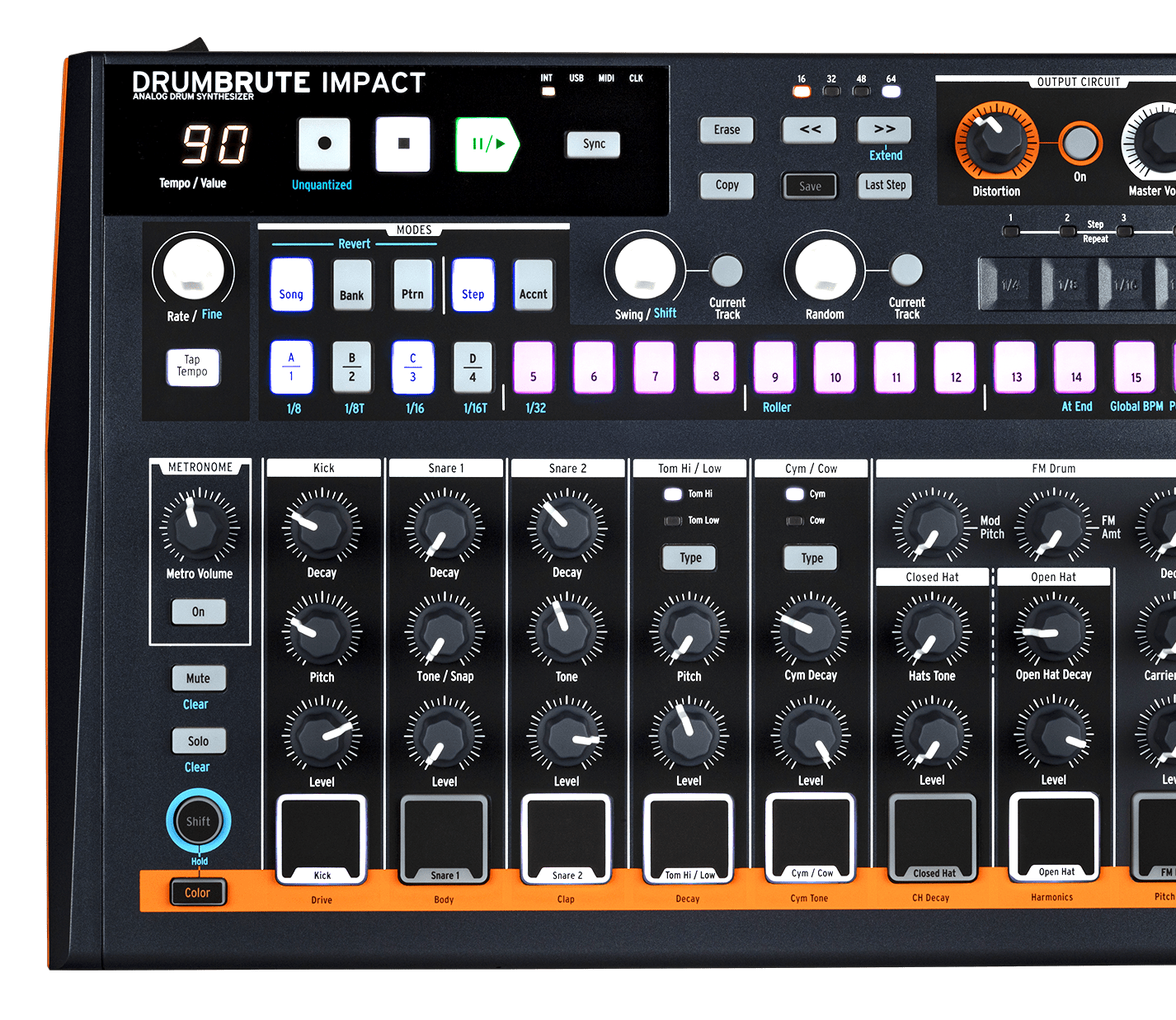 Arturia DRUMBRUTE IMPACT 本体 箱 ドラムマシン Arturia - DrumBrute Impact