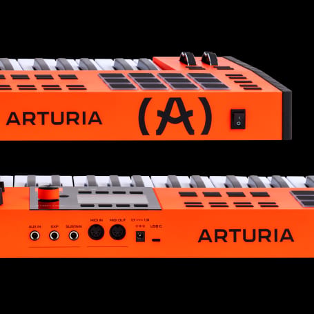 Full-spec centerpiece: touch-sensitive controls, pads, DAW workflow, and MIDI connectivity give the controller a command-center role.