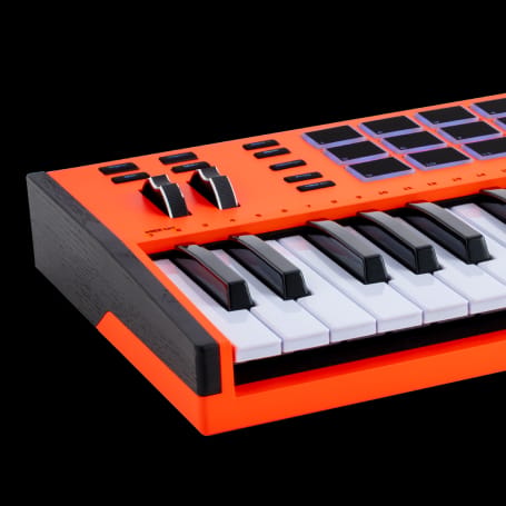 Ultra by design: KeyLab mk3 Ultra uses the same KeyLab mk3 architecture in a bold ultra orange finish.
