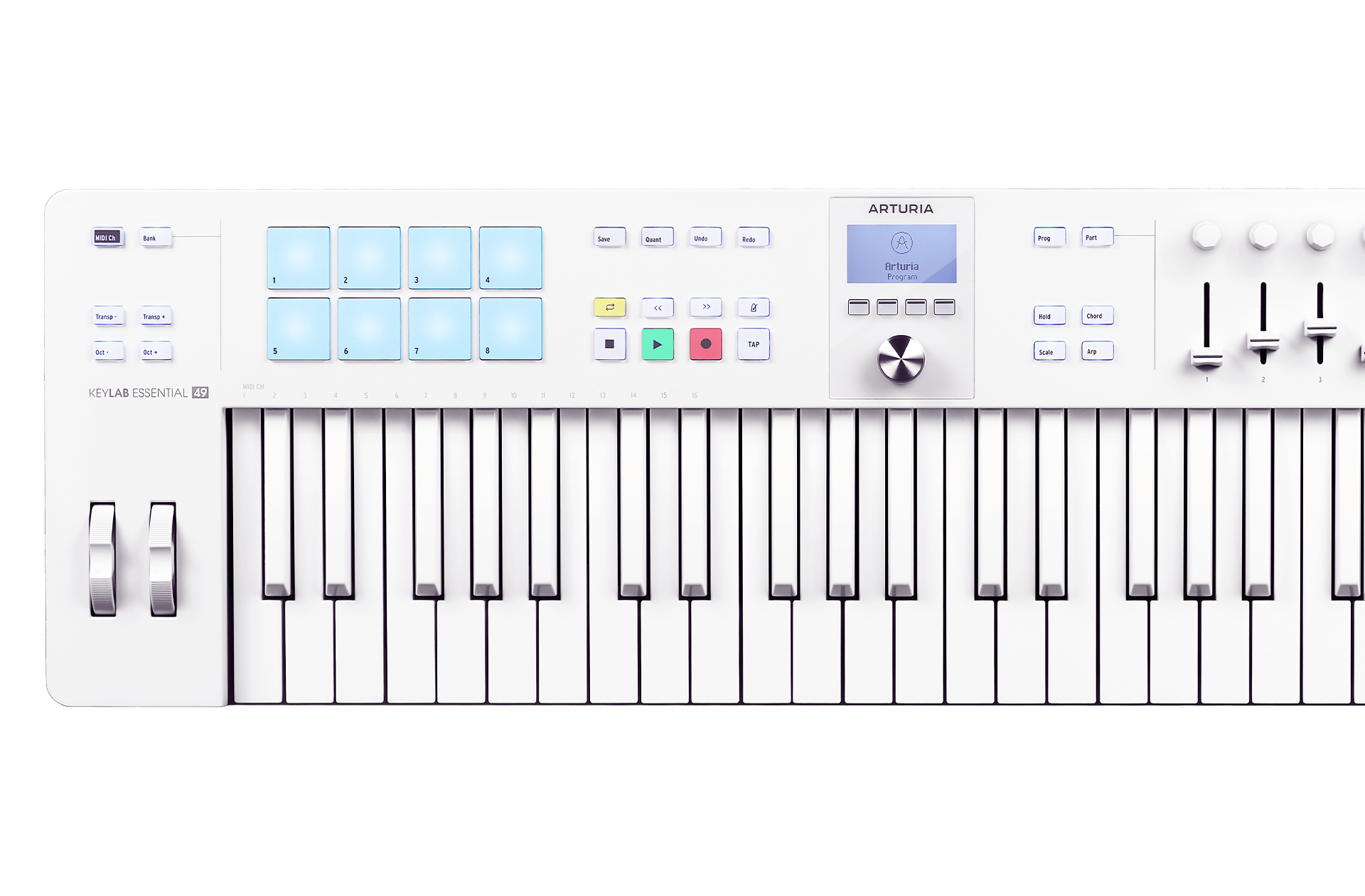 Arturia - KeyLab Essential 49 mk3 Alpine White
