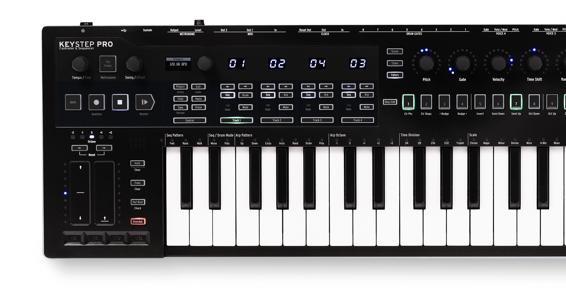 ARTURIA KEYSTEP PRO CHROMA MIDIコントローラー Arturia - KeyStep Pro Chroma