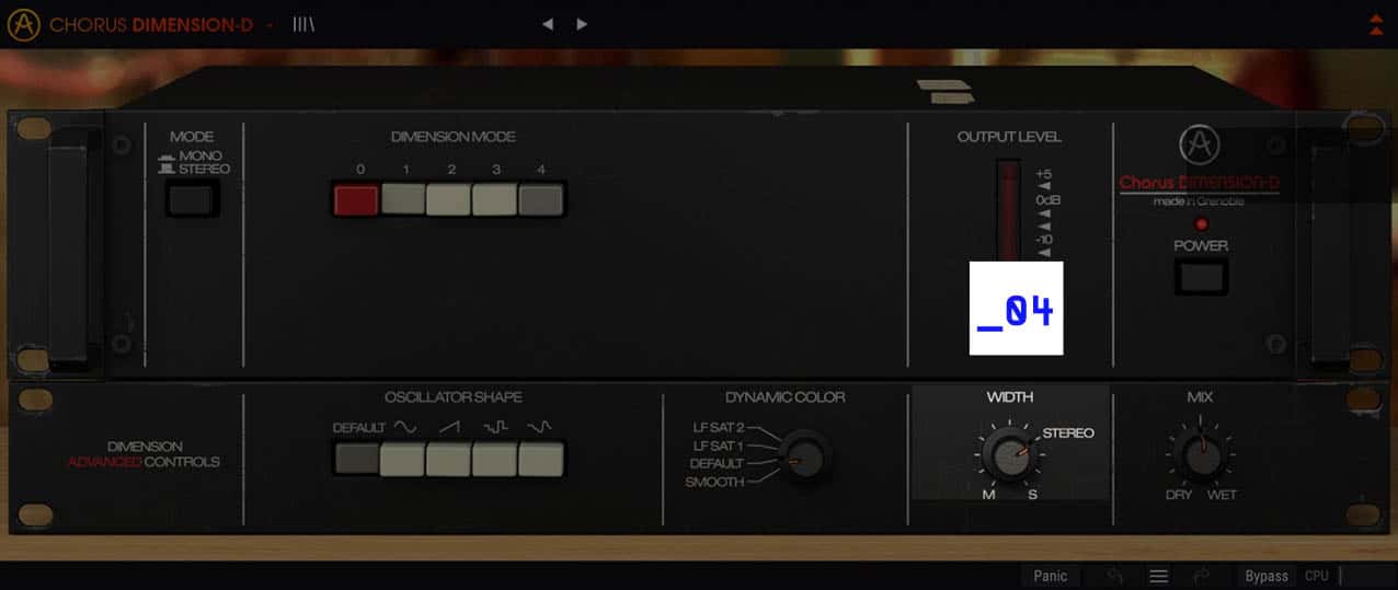 Arturia Chorus DIMENSIOND