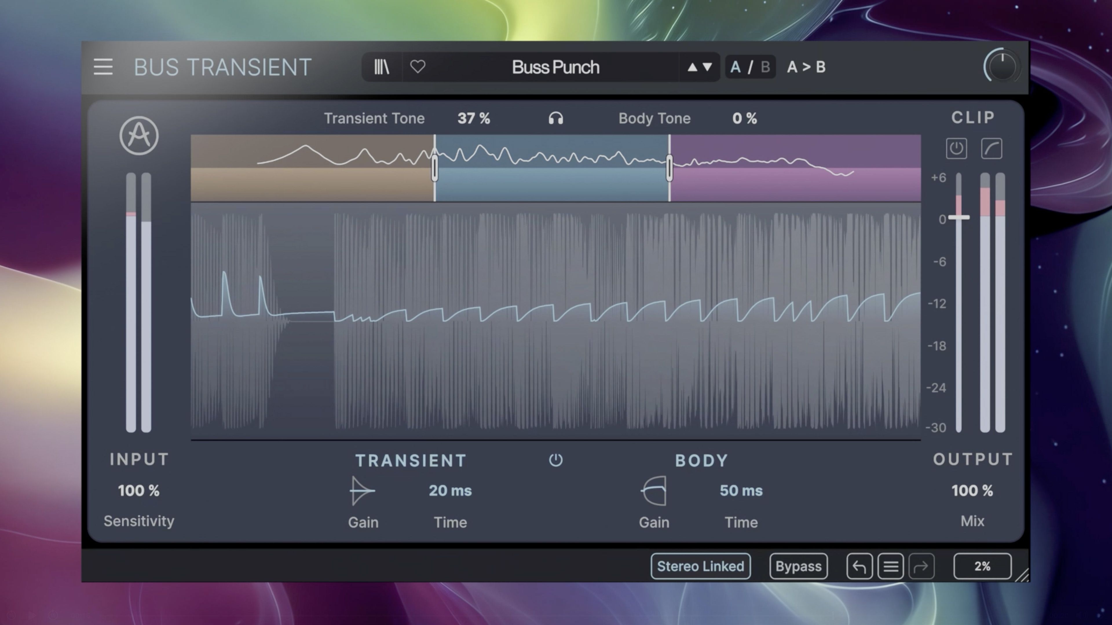 Arturia Bus TRANSIENT for Mac 瞬态起音整形器