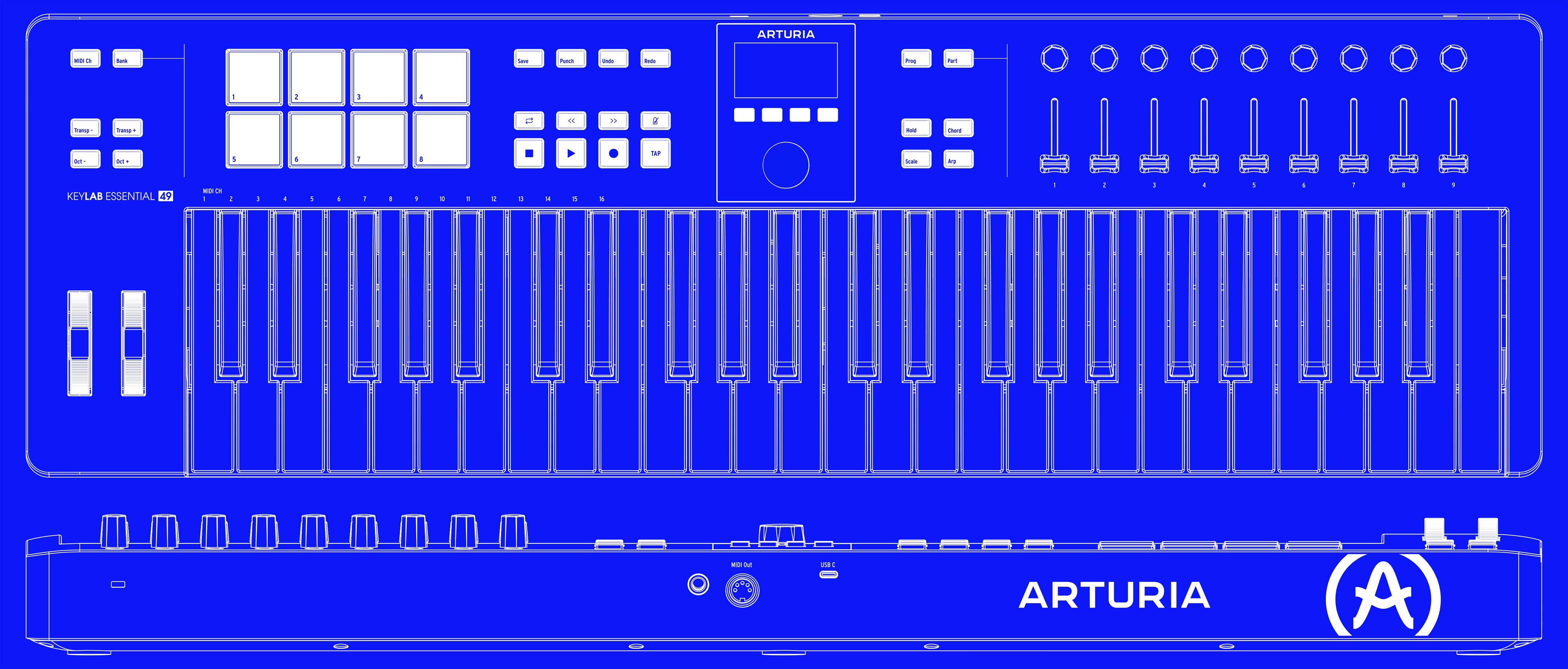 Arturia - KeyLab Essential mk3