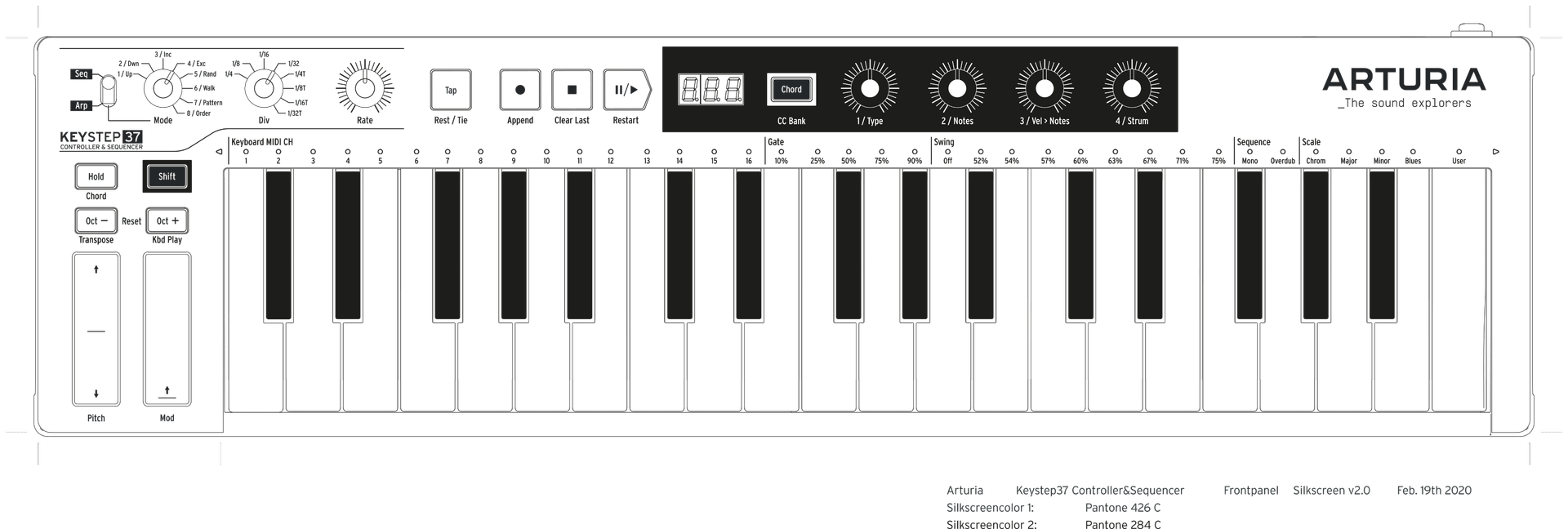 Arturia KEYSTEP37綺麗です