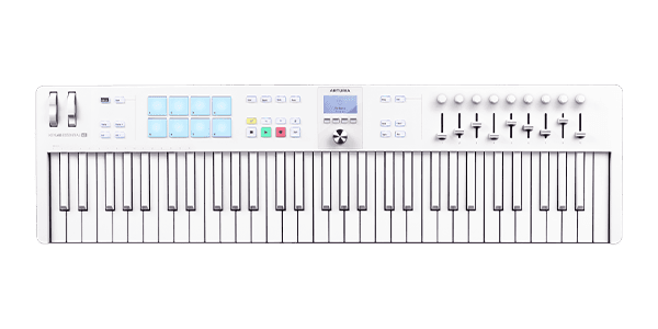 Arturia KeyLab Essential 61 ホワイト Arturia KeyLab Essential 61 mk3 Alpine White Controller-keyboard