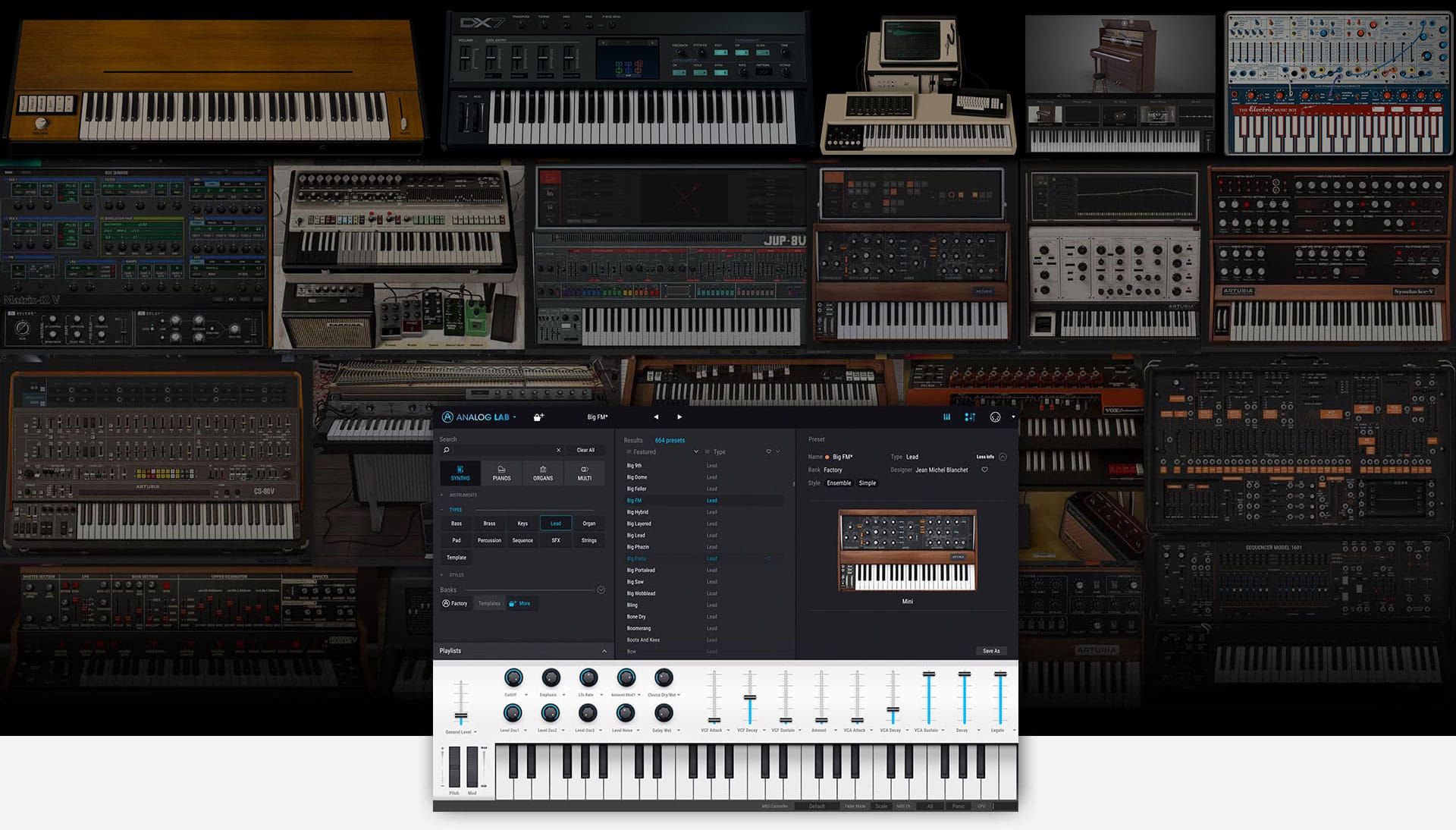 download the new version Arturia Analog lab V