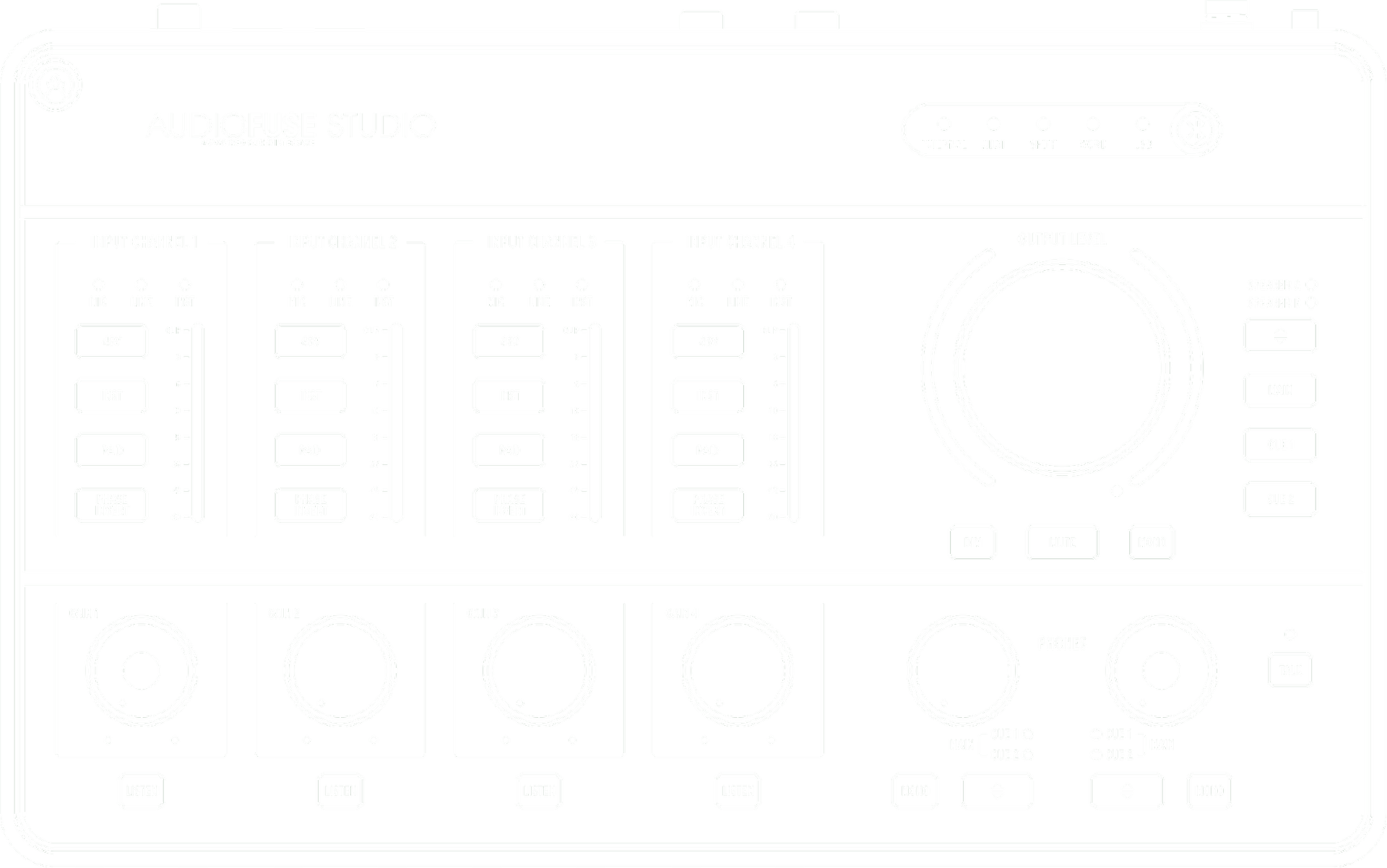 Arturia AudioFuse Studio guitarra interface de áudio USB placa de som de  gravação