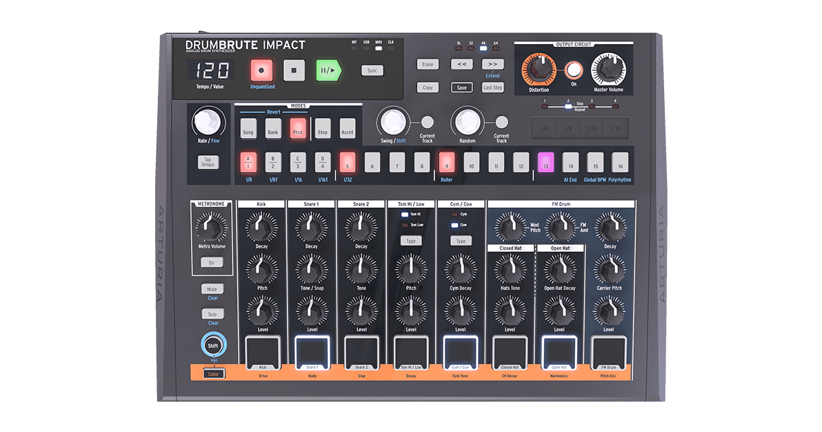 Arturia - drumbrute-impact-start