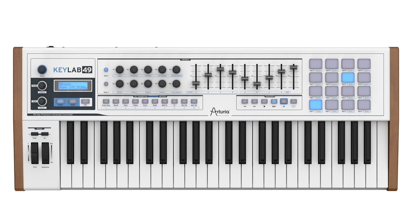 piano sensitive keyboard pressure Overview  Arturia