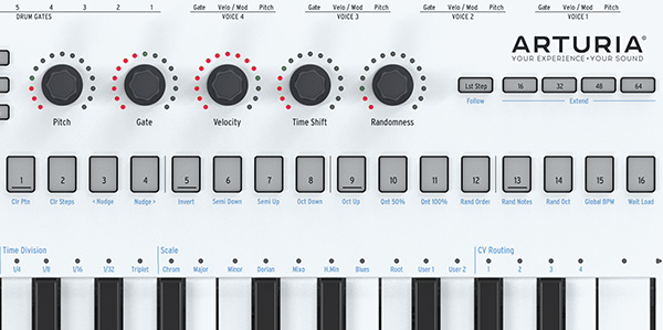 keystep pro drum sequencer