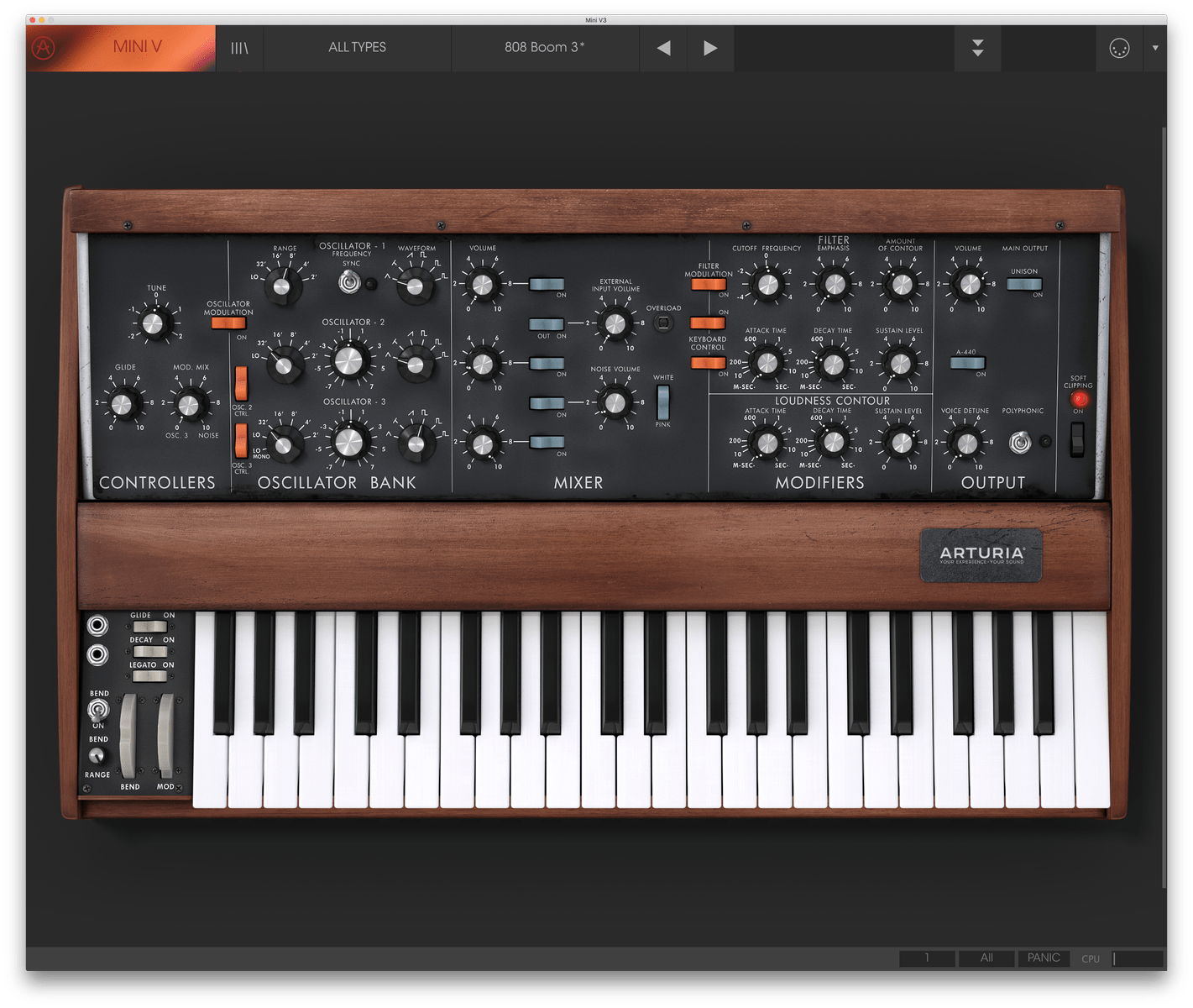 arturia minimoog v vsti rtas