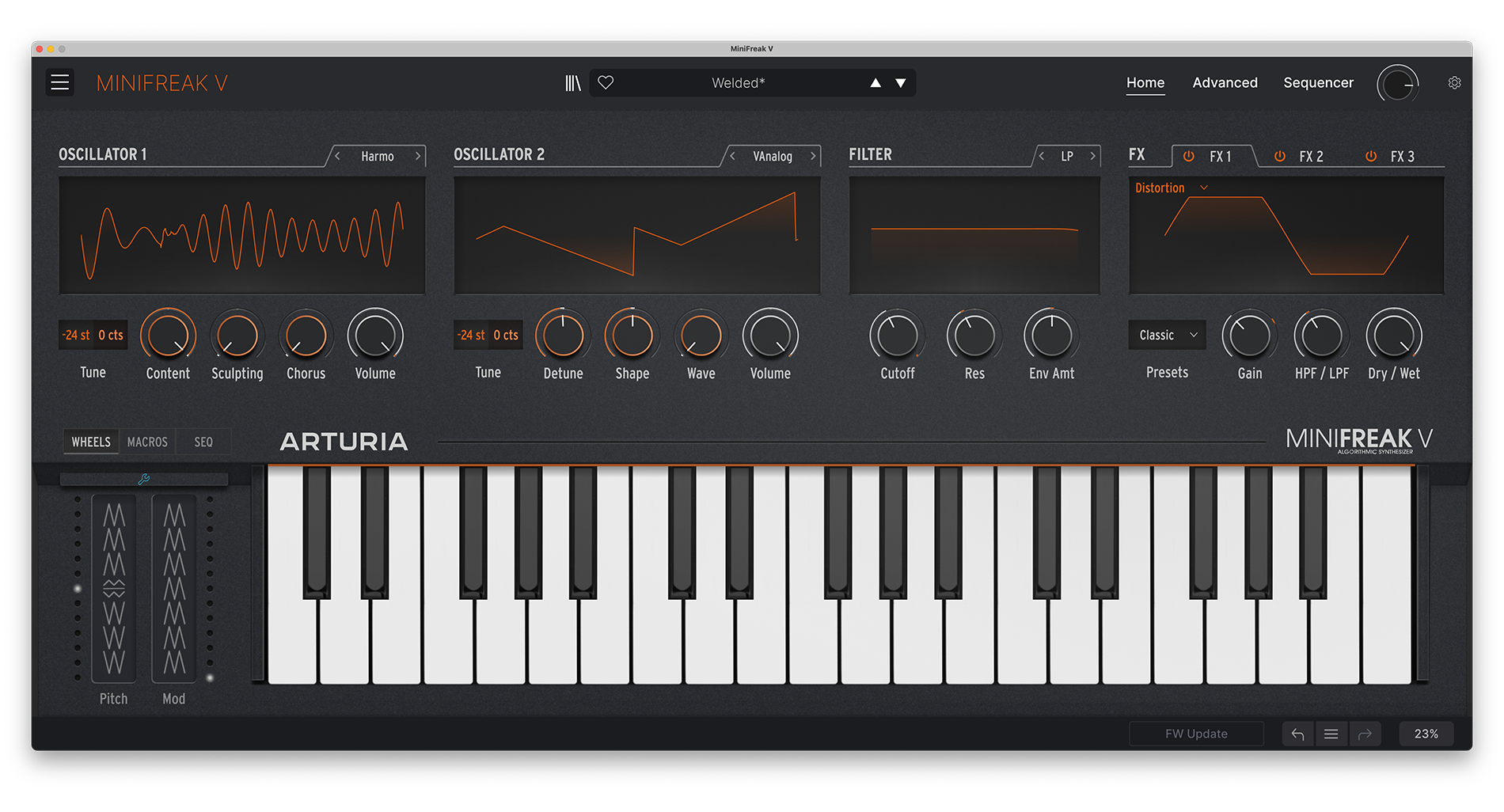 Arturia Minifreak - Synthétiseur hybride polyphonique