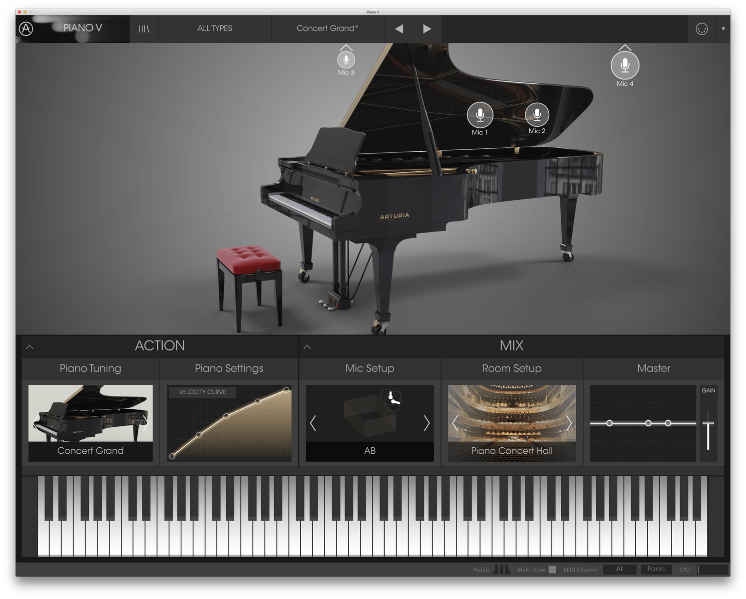 arturia minilab mk2 grand piano