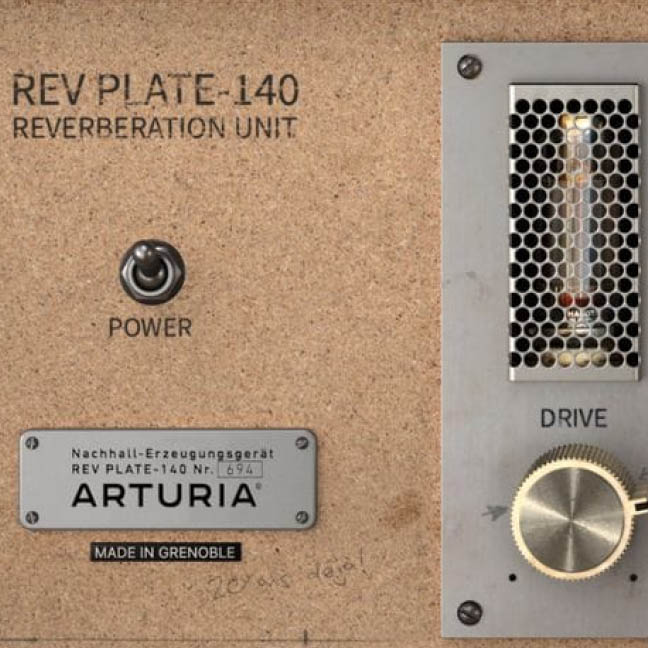 Arturia Rev PLATE-140 ボーカルに合う滑らかな残響