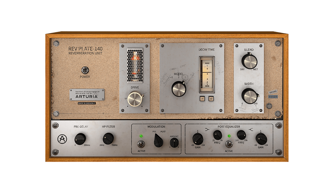  | Arturia Rev Plate-140 Vintage Studio Reverb Plugin